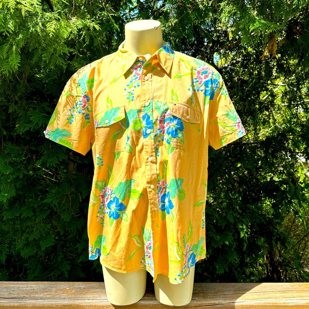TROPICAL PRINT CAMP SHIRT Tommy Hilfiger XXL Slim Fit